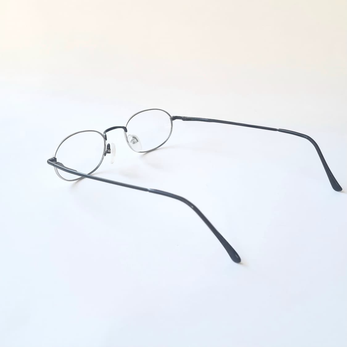 빈티지 레트로 오벌 블랙 &실버 안경테 430 상품이미지8