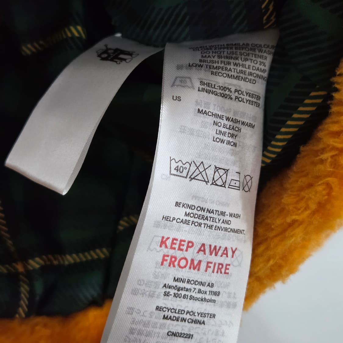 미니로디니 키즈 퍼자켓 3/5Y  상품이미지4