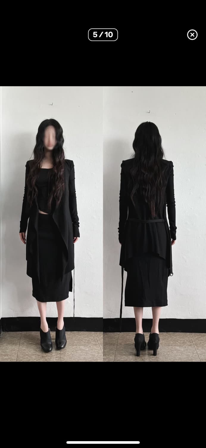 헬무트랭 드레이프 가디건자켓 상품이미지3