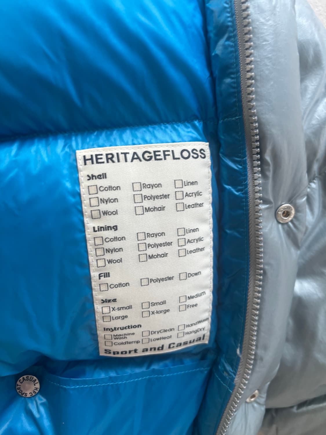 [L] 헤리티지플로스 1972 구스다운자켓 그레이색상 상품이미지4