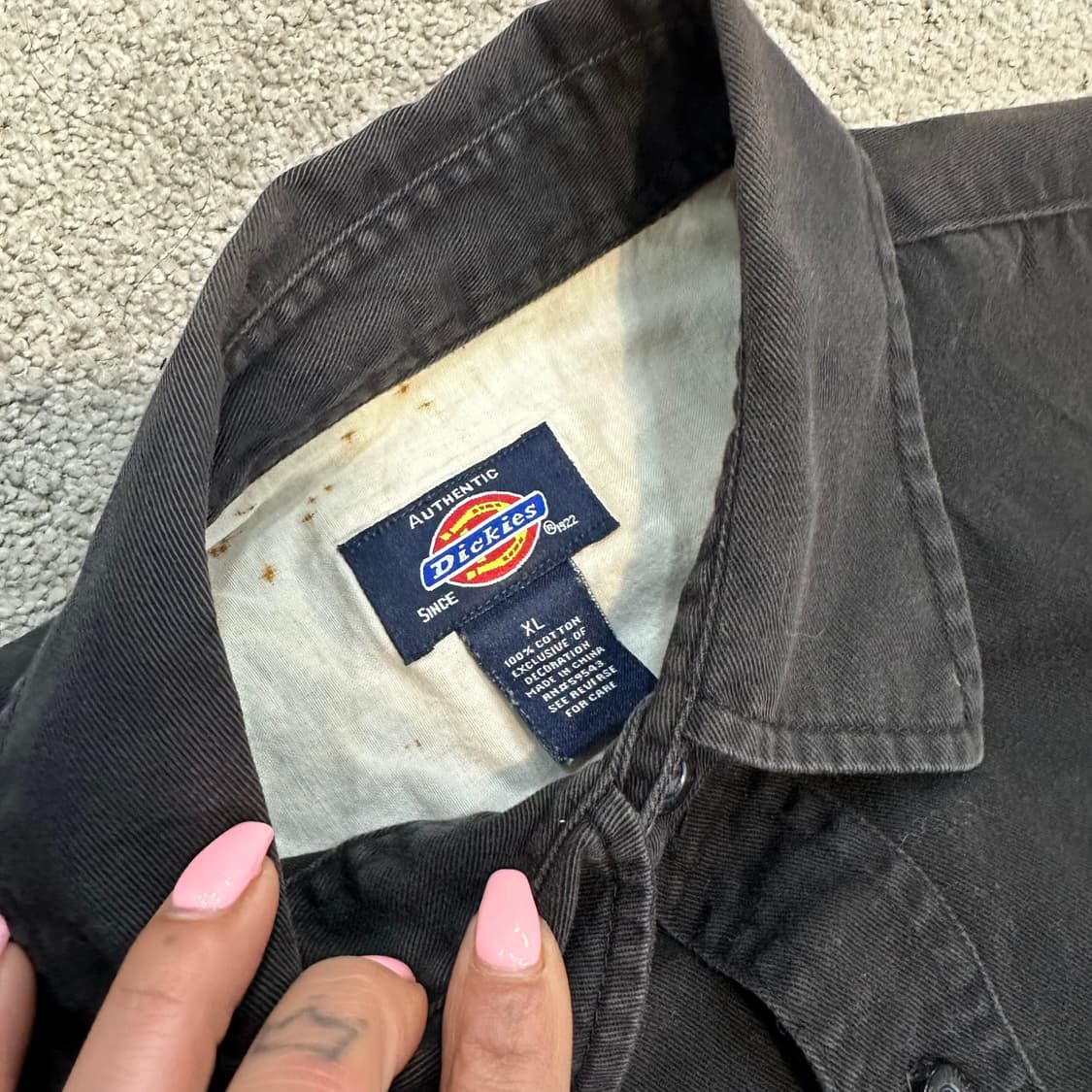 디키즈 올드스쿨 그래픽 워크웨어 셔츠XL 상품이미지8