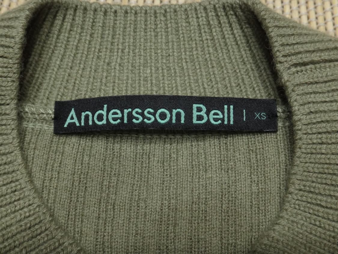 (XS) 앤더슨벨 비대칭 컬러 차단 터틀넥 스웨터 상품이미지8