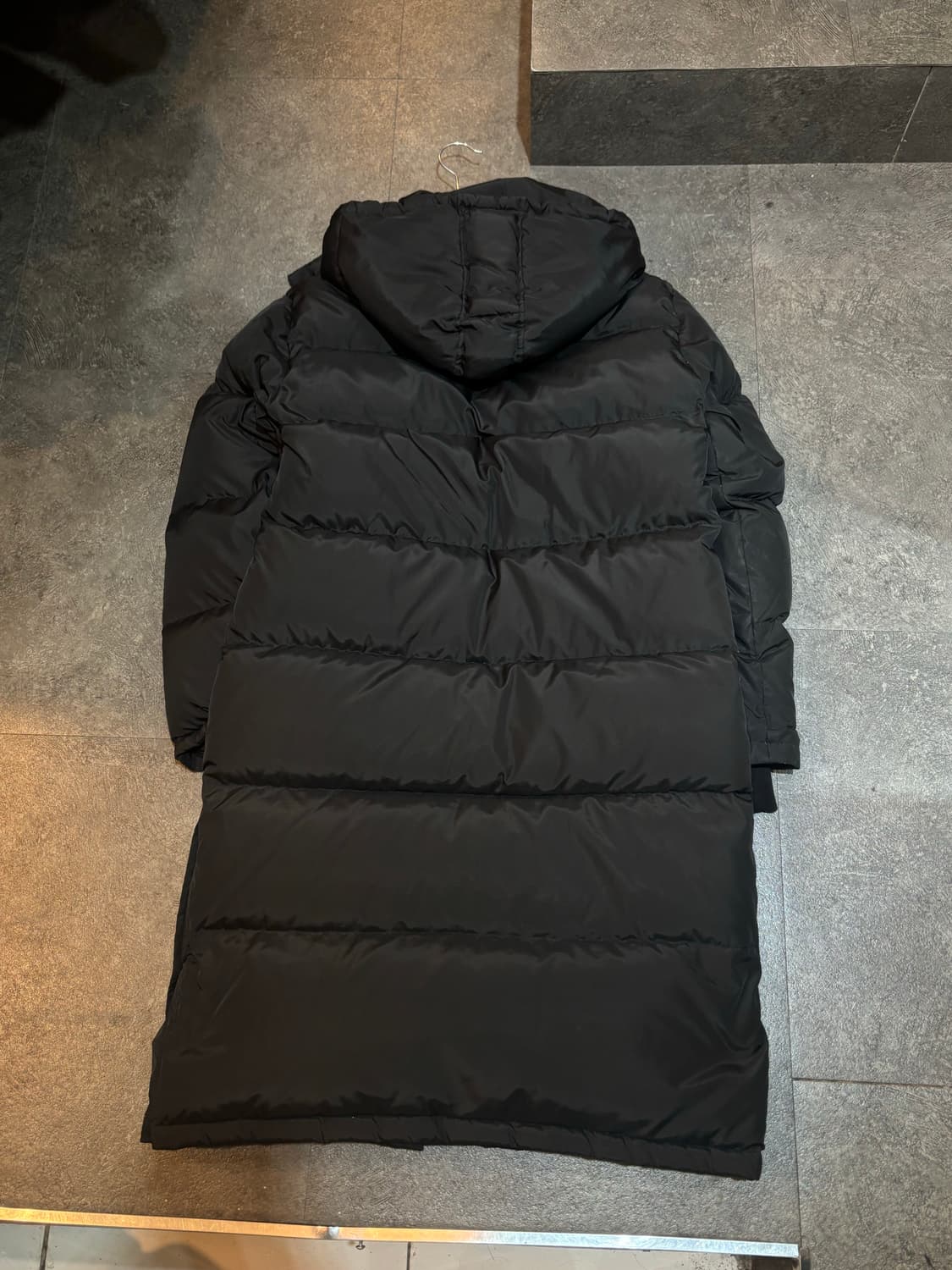 스컬프터 덕다운 롱패딩 블랙 95 상품이미지3