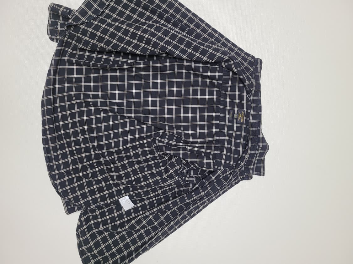 후아유 WHO.A.U 남자 체크 셔츠 XL 블랙 상품이미지8