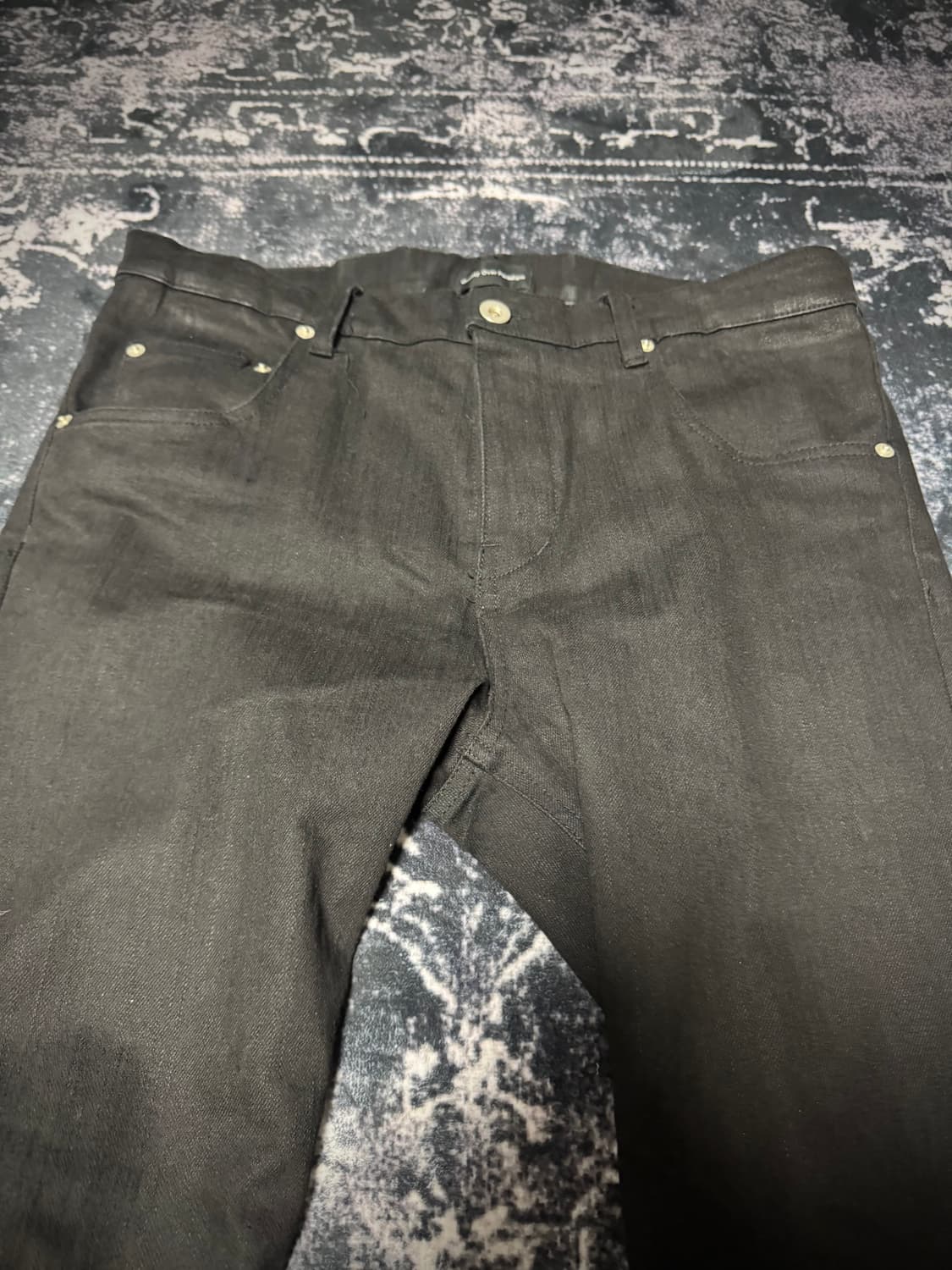 QOP Black Flared Jeans 상품이미지3