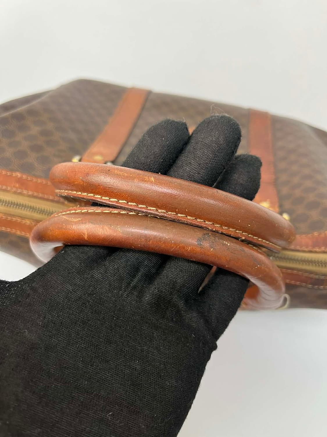 셀린느 빈티지 마카담 블라종 빅 보스톤백 여행가방 토트백 상품이미지10