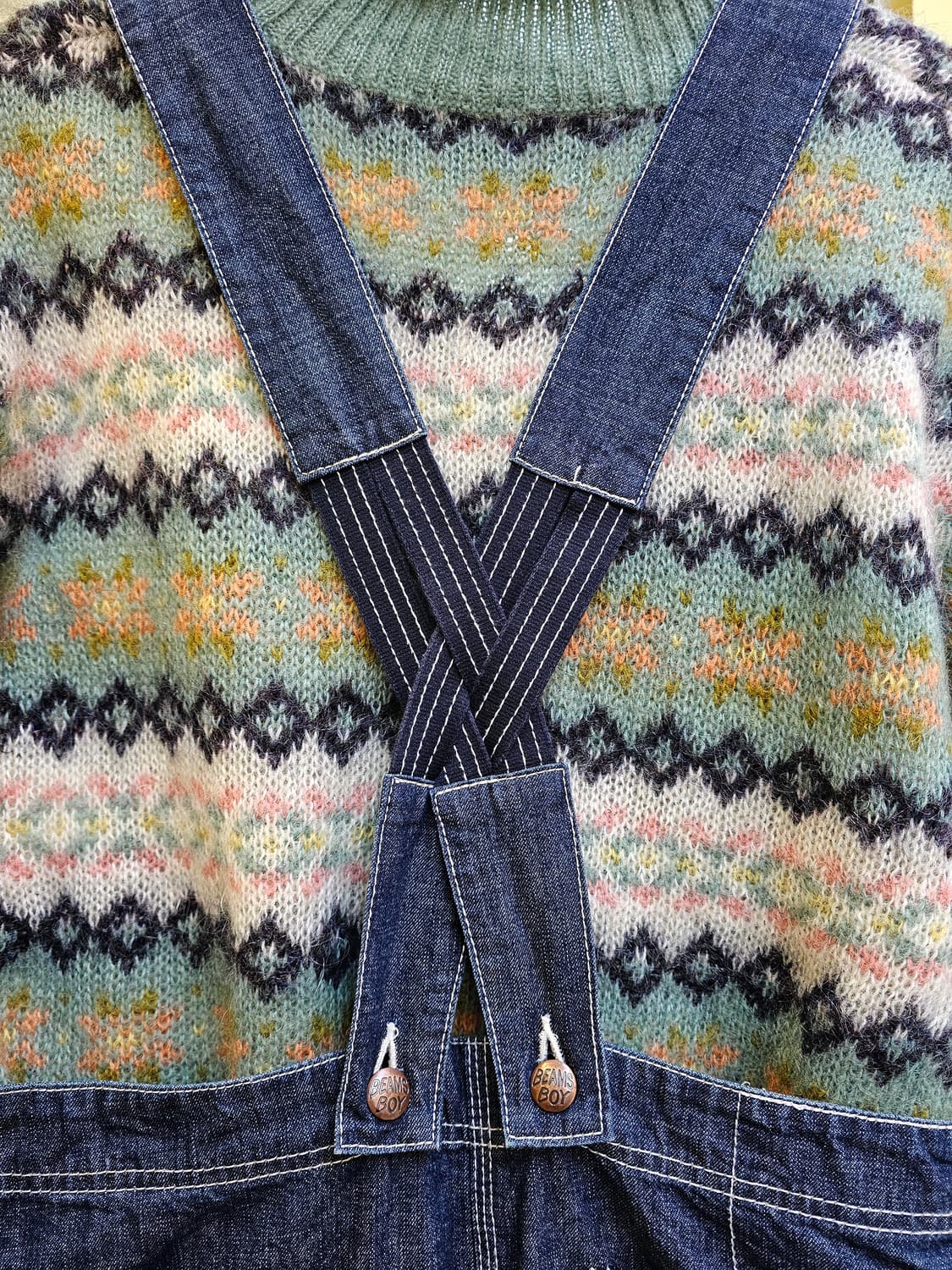 BeamsBoy 오버롤 청치마 상품이미지10