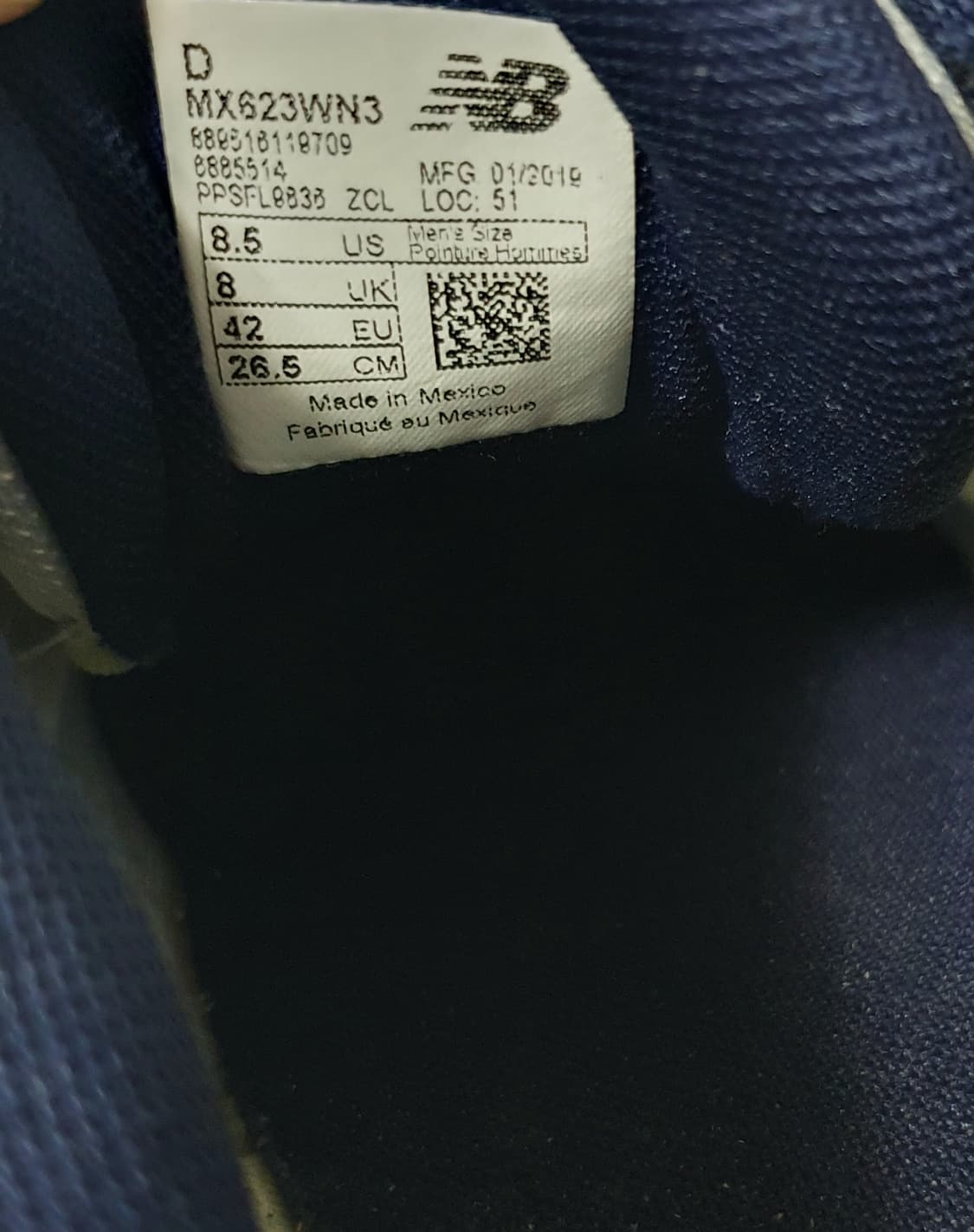 265mm / 뉴발란스 MX623V3 USA 상품이미지8