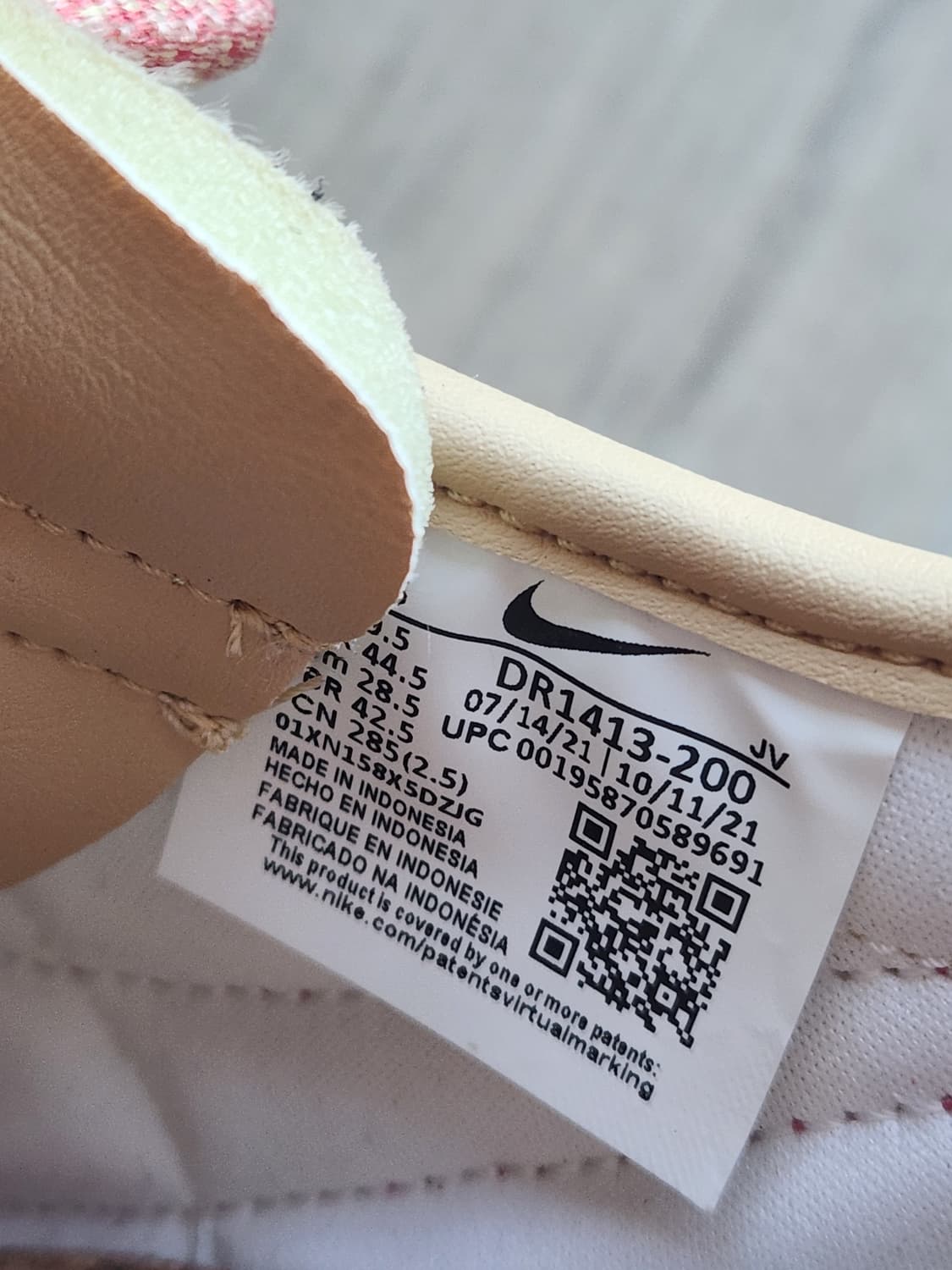 나이키 x 유니온 LA 코르테즈 SP 세서미 (285) 상품이미지7