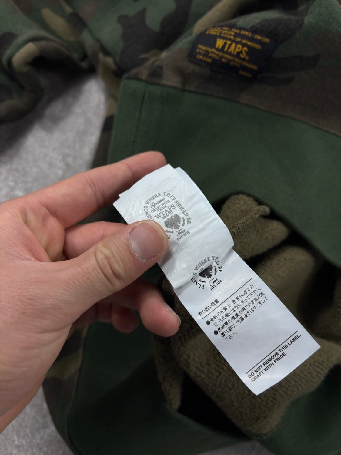 Wtaps Camo Sweatshirt    상품이미지6