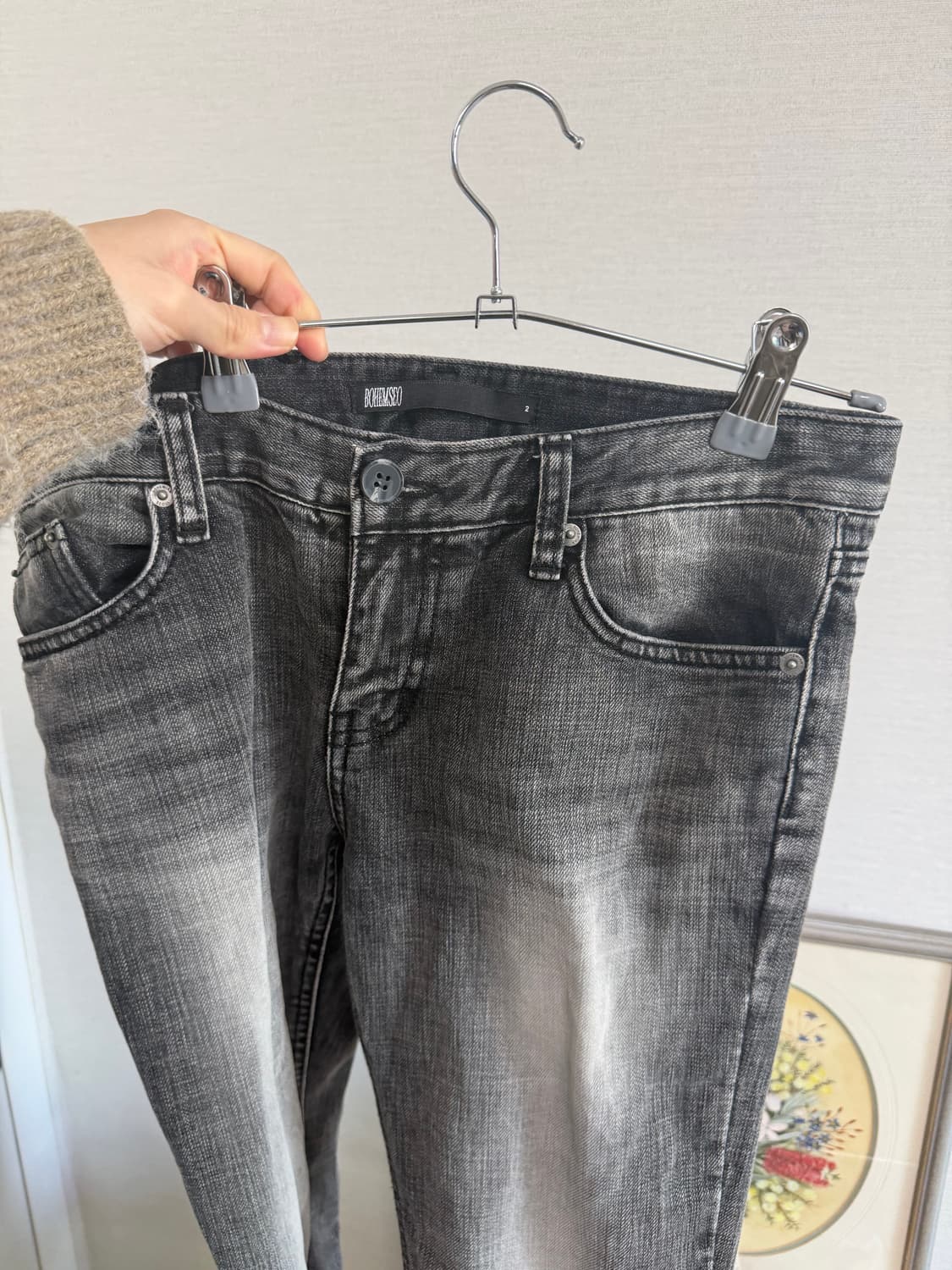 보헤미안 서울 팬츠 그레이 상품이미지3