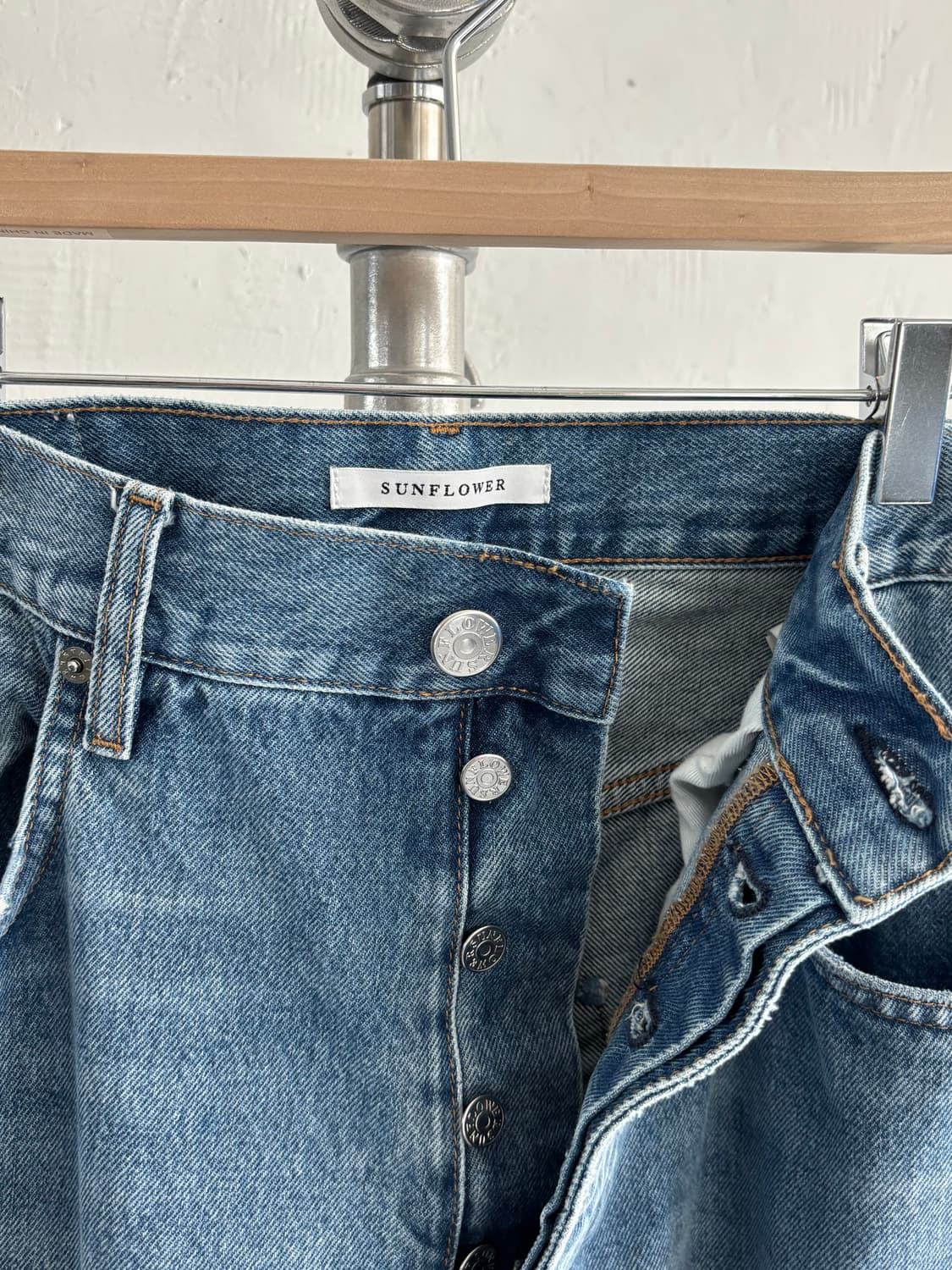 Sunflower 선플라워 데님 와이드 팬츠 상품이미지5