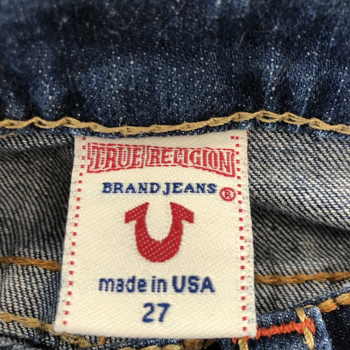 트루릴리전 USA JOHNNY BIG T 청바지 27 인치  상품이미지5
