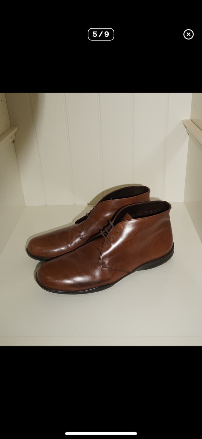 프라다 브라운 레이스업 부츠 280 상품이미지5