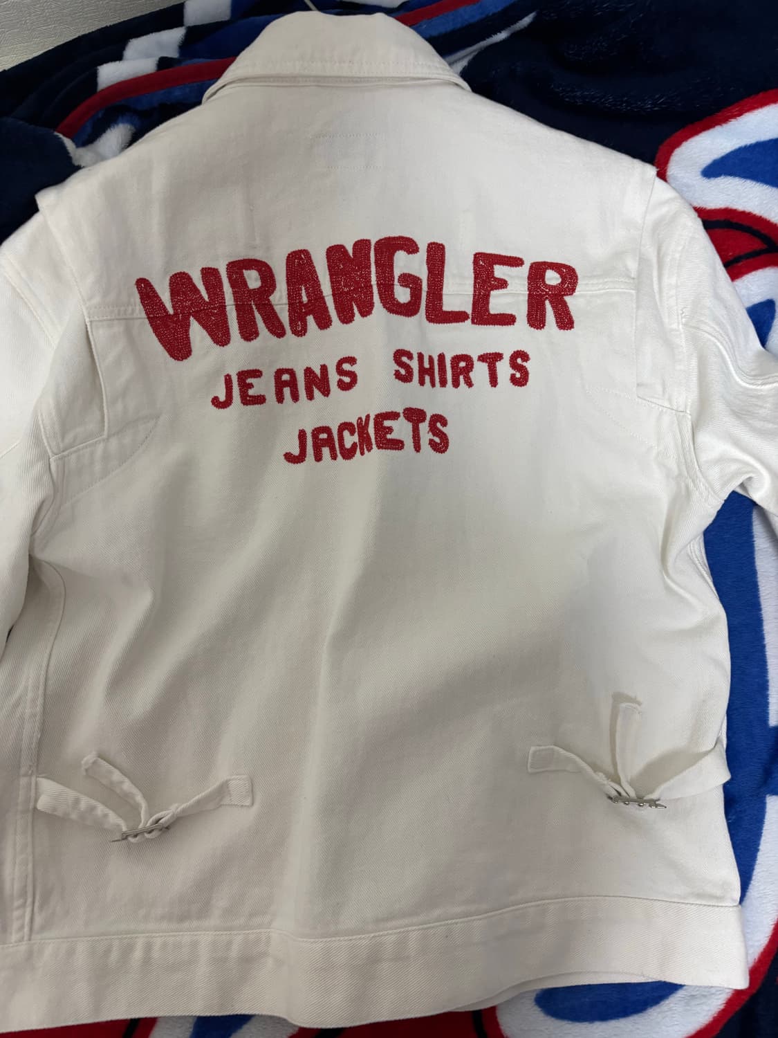 랭글런 트러커 자켓 화이트 L 상품이미지3