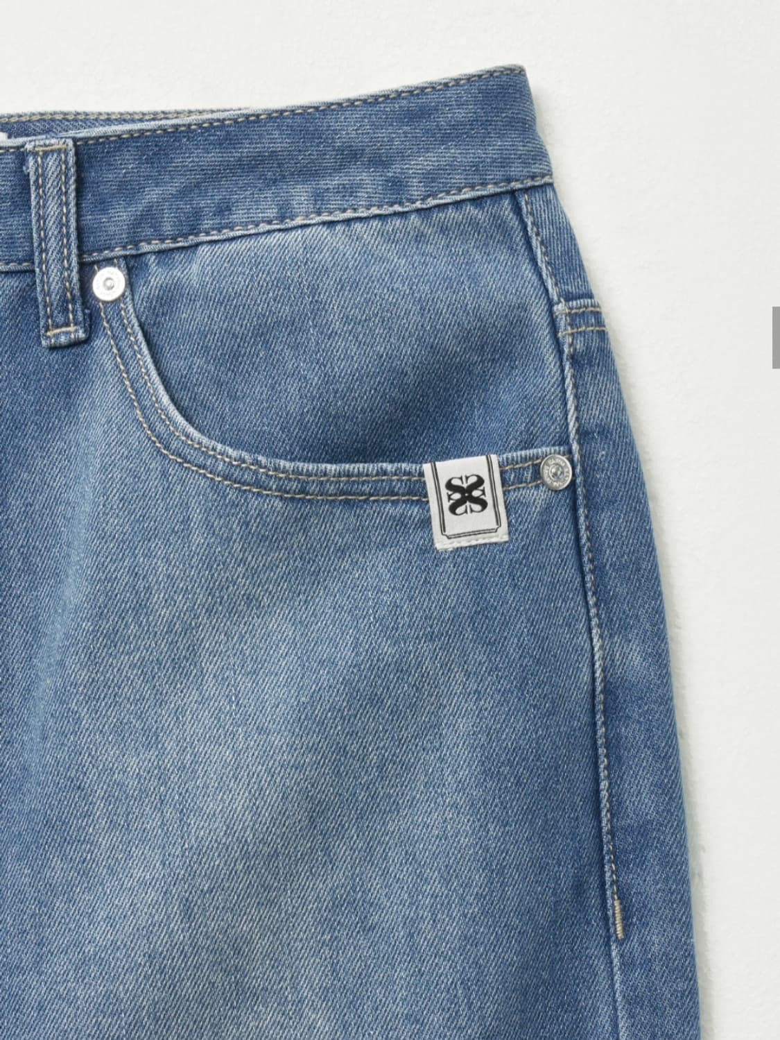 세터 SATUR 린넨 릴렉스드 데님 팬츠 (새상품급) 상품이미지6