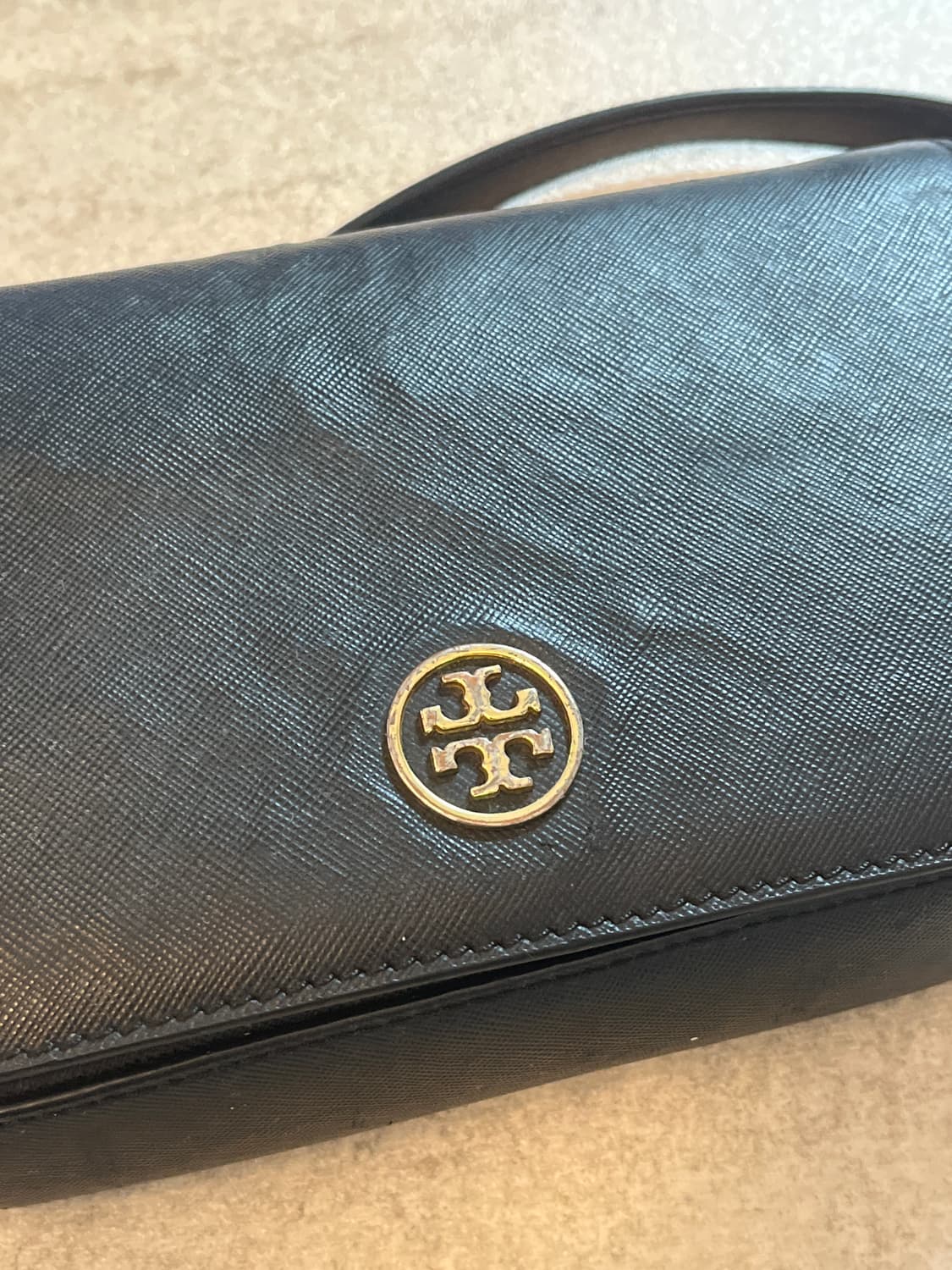 토리버치 로빈슨 체인 미니 블랙 크로스백 상품이미지5