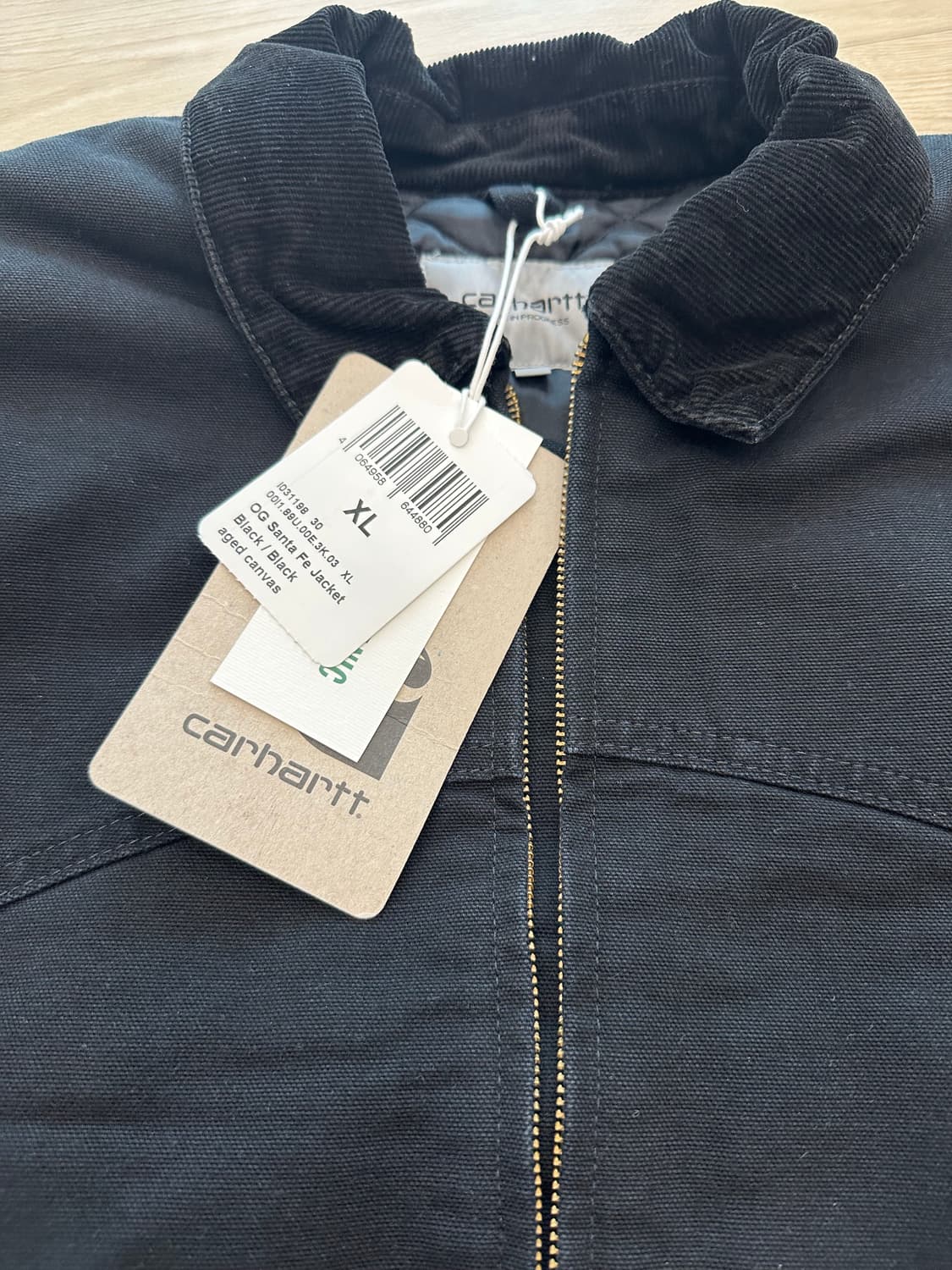 칼하트윕 OG산타페 블랙에이지드캔버스 L 상품이미지2