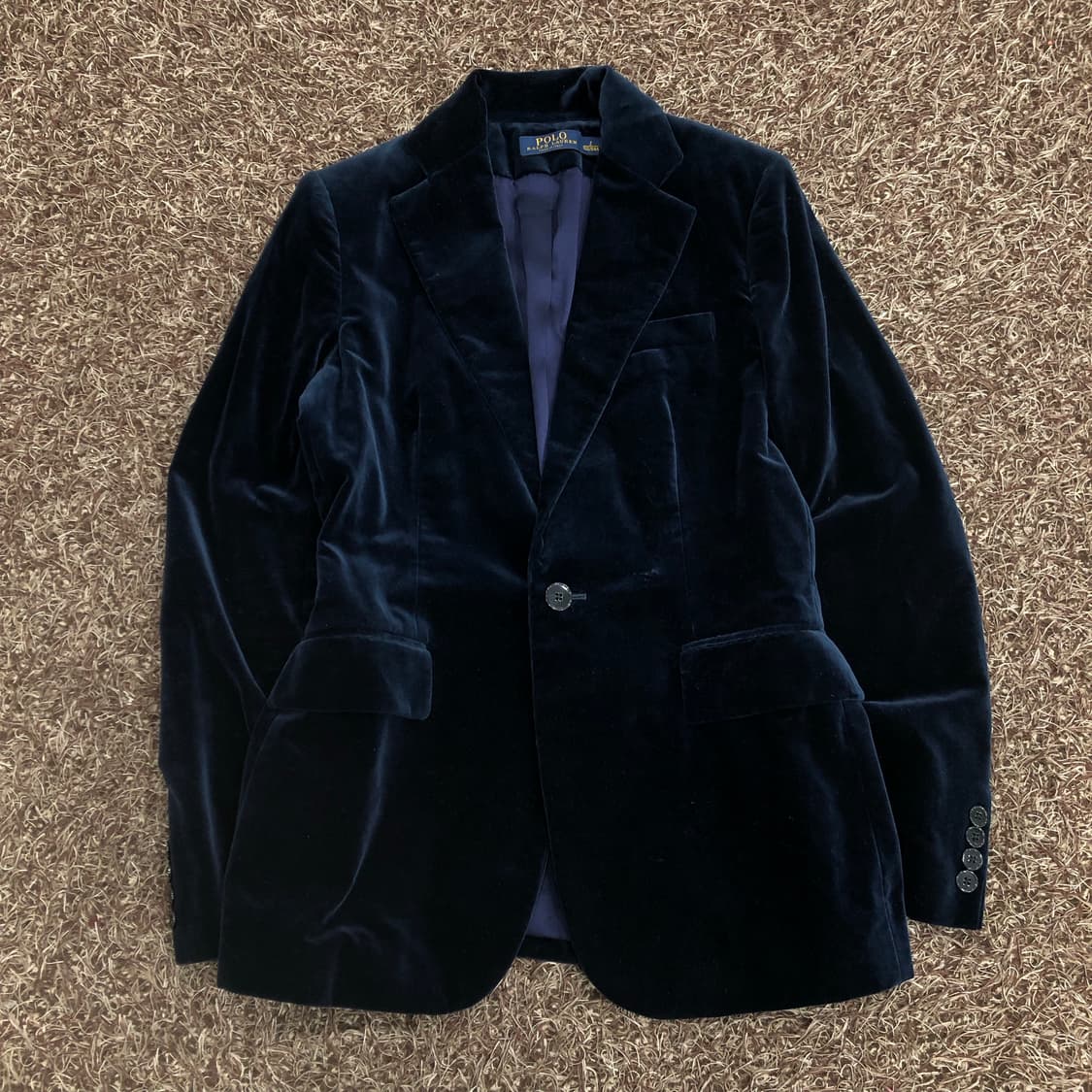 폴로 랄프로렌 여성 벨벳 블레이저 자켓 상품이미지1