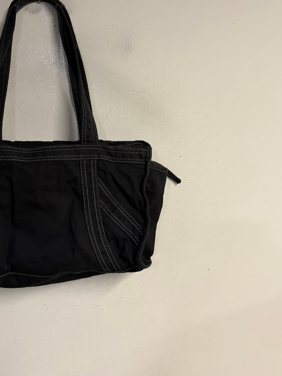 DIESEL stitch  tote bag black 상품이미지7