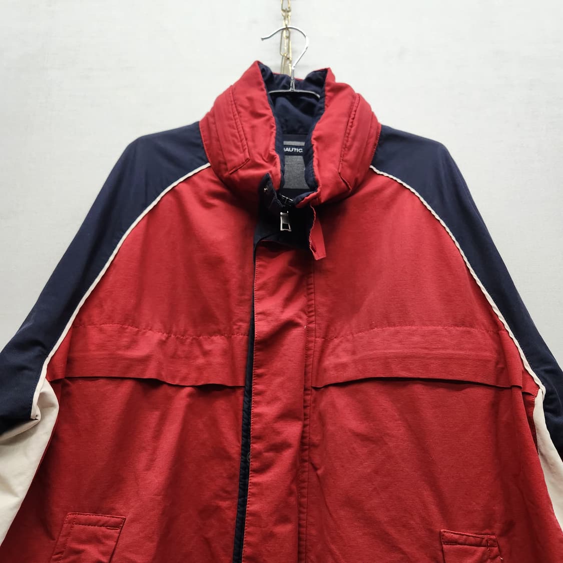 올드스쿨 노티카 배색 바람막이 자켓 XL(3XL) 상품이미지2