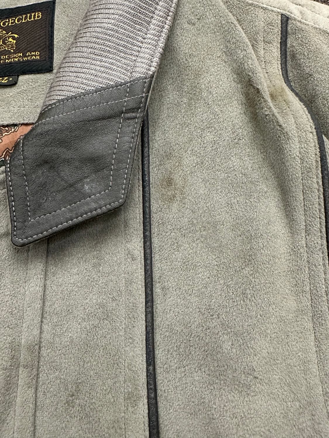 XL)Vintage Club 빈티지 벨벳 블루종 상품이미지3