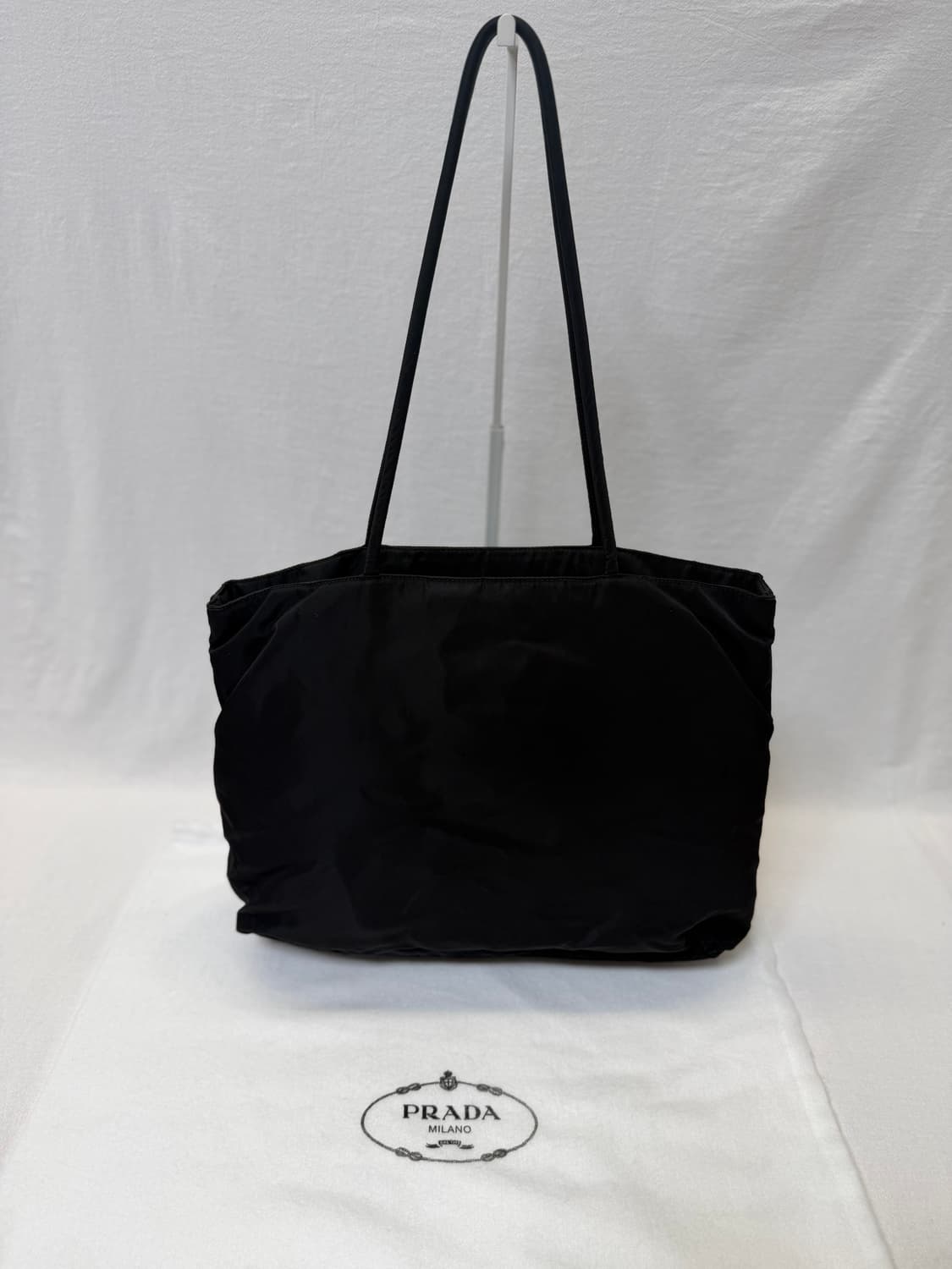 정품 프라다 포코노 나일론 블랙 토트백 숄더백 상품이미지4