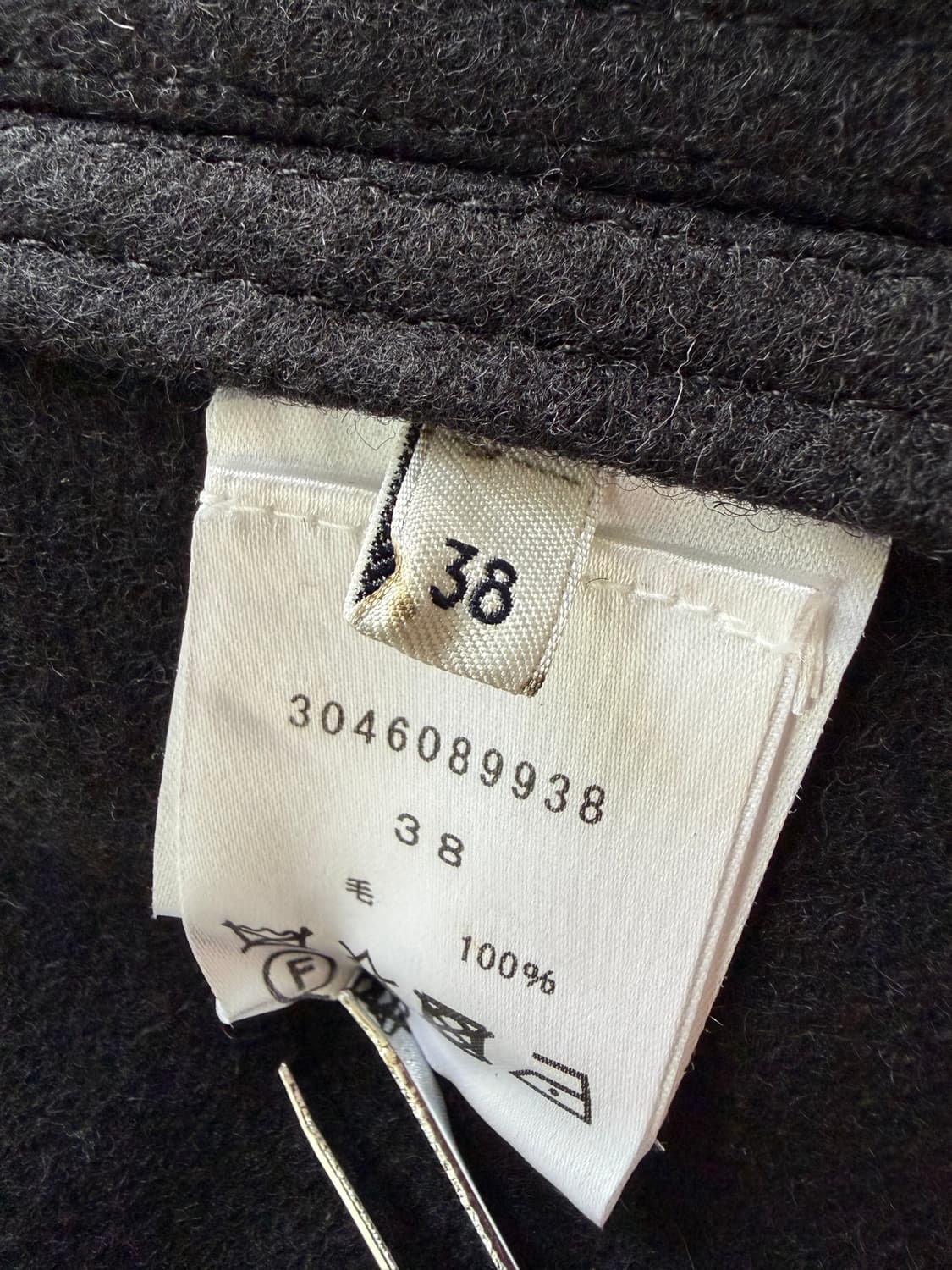 르메르 울 랩오버 블랙 LEMAIRE Wool Wrapover Coat 상품이미지6