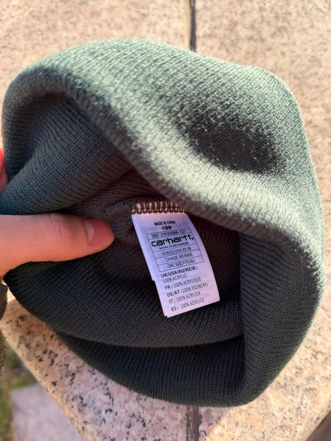 Carhartt WIP 칼하트윕 로고 커프 비니 상품이미지5