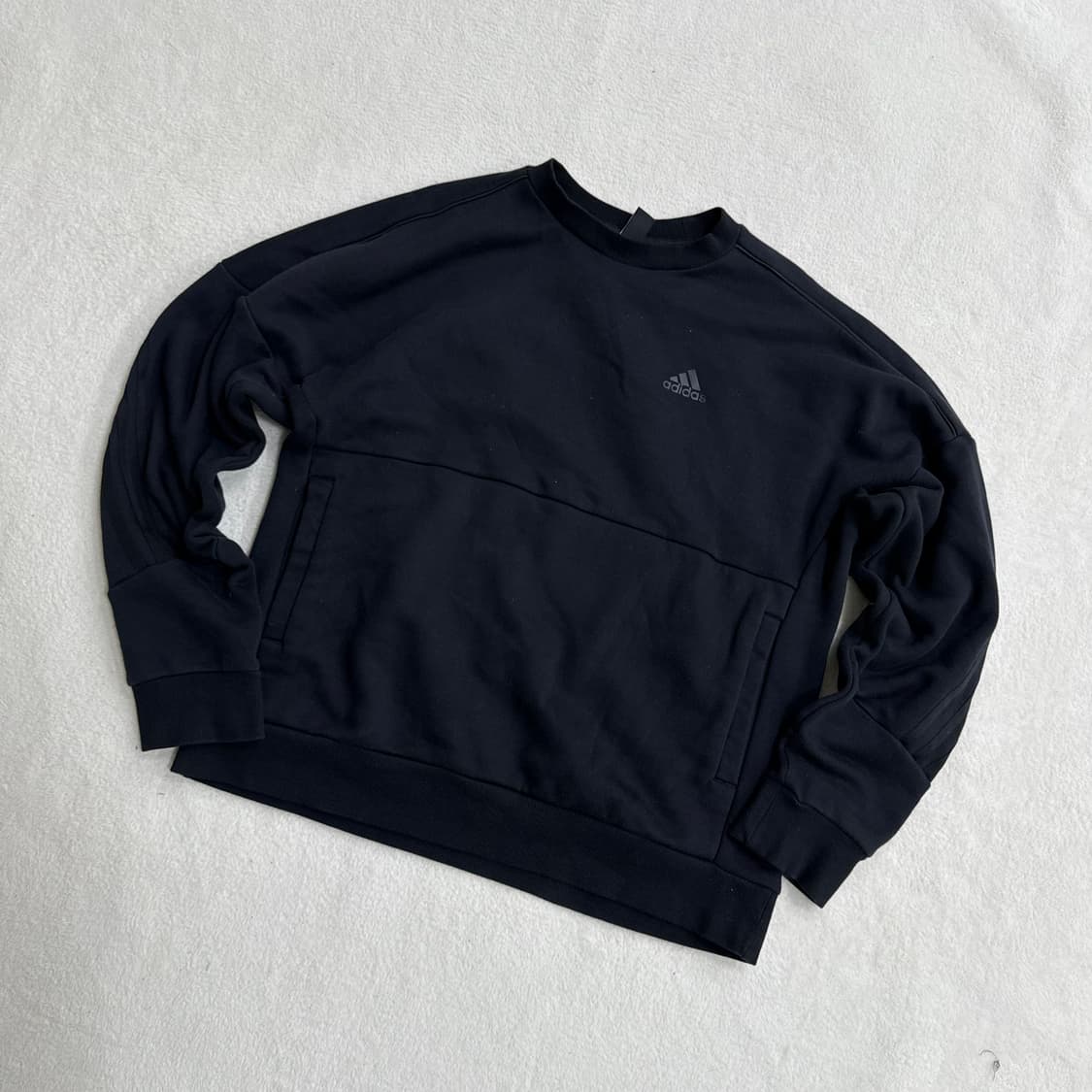 S 아디다스 워드 크루 기모 맨투맨 0330T 상품이미지1