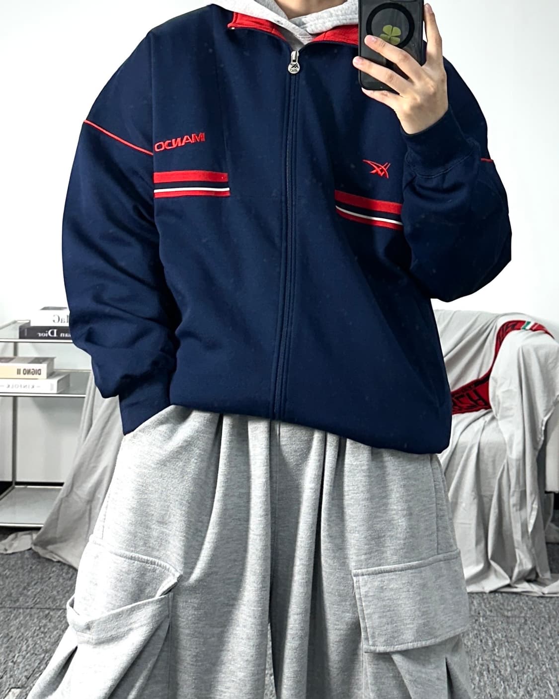 아식스 80s 올드스쿨 트랙탑 져지 L 상품이미지3