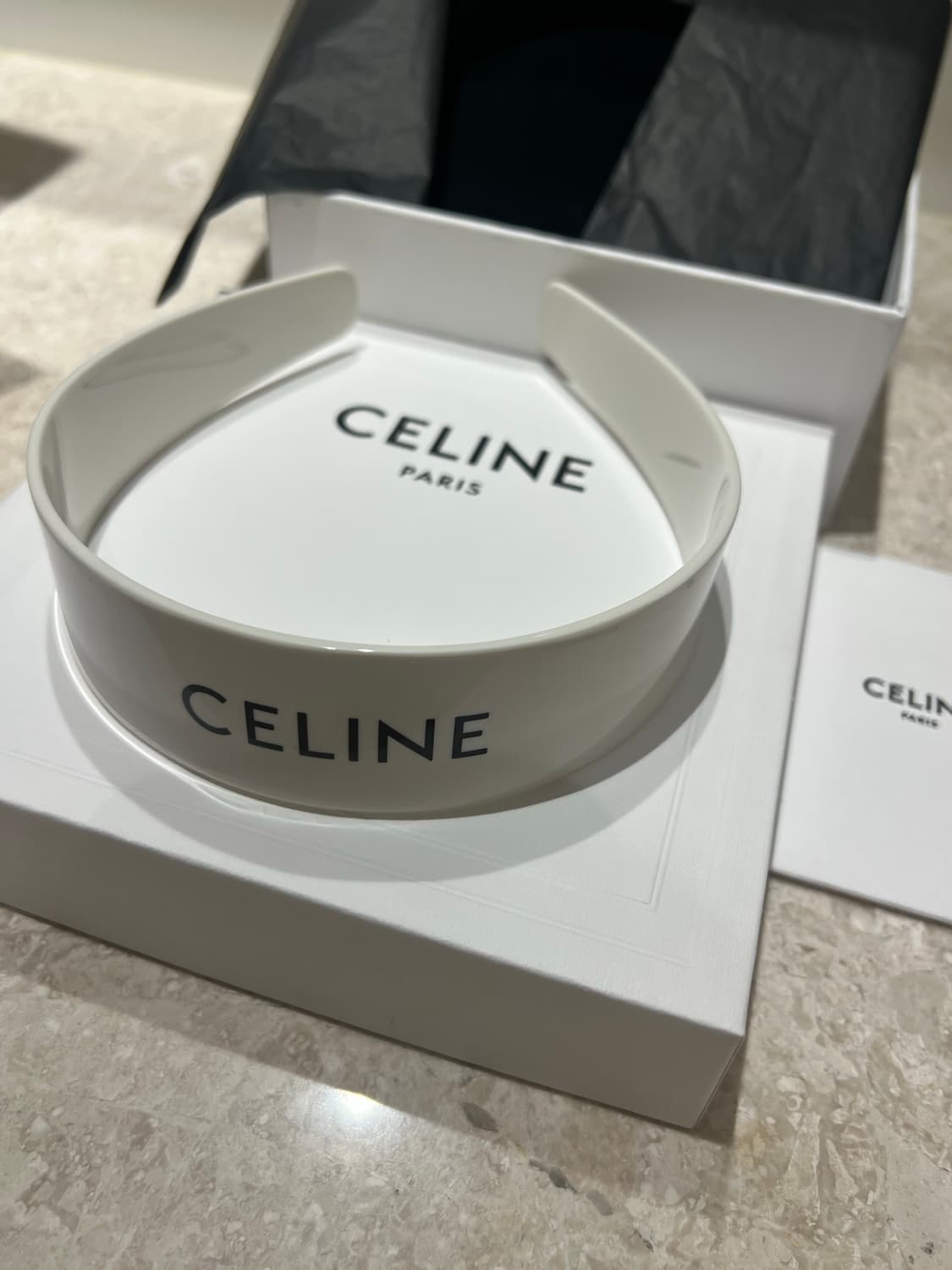 셀린느 로고 헤어밴드 헤드밴드 머리띠 상품이미지2