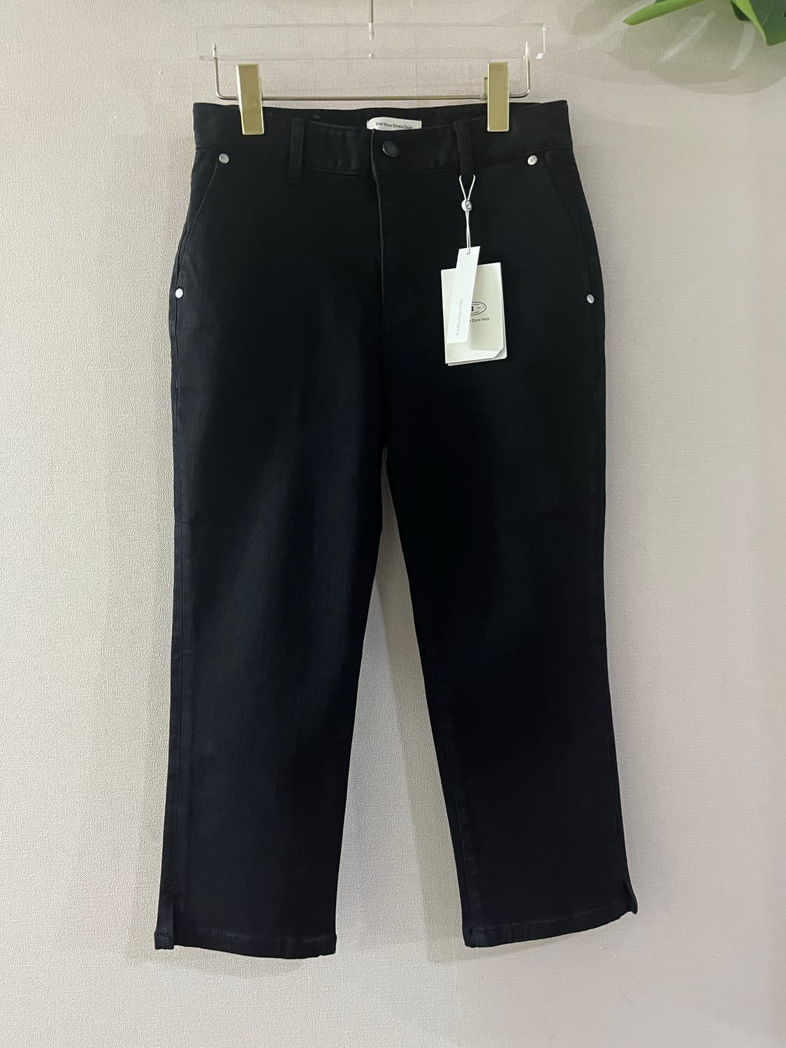 포유온 카프리팬츠 Clea Capri pants 블랙(38) 상품이미지6