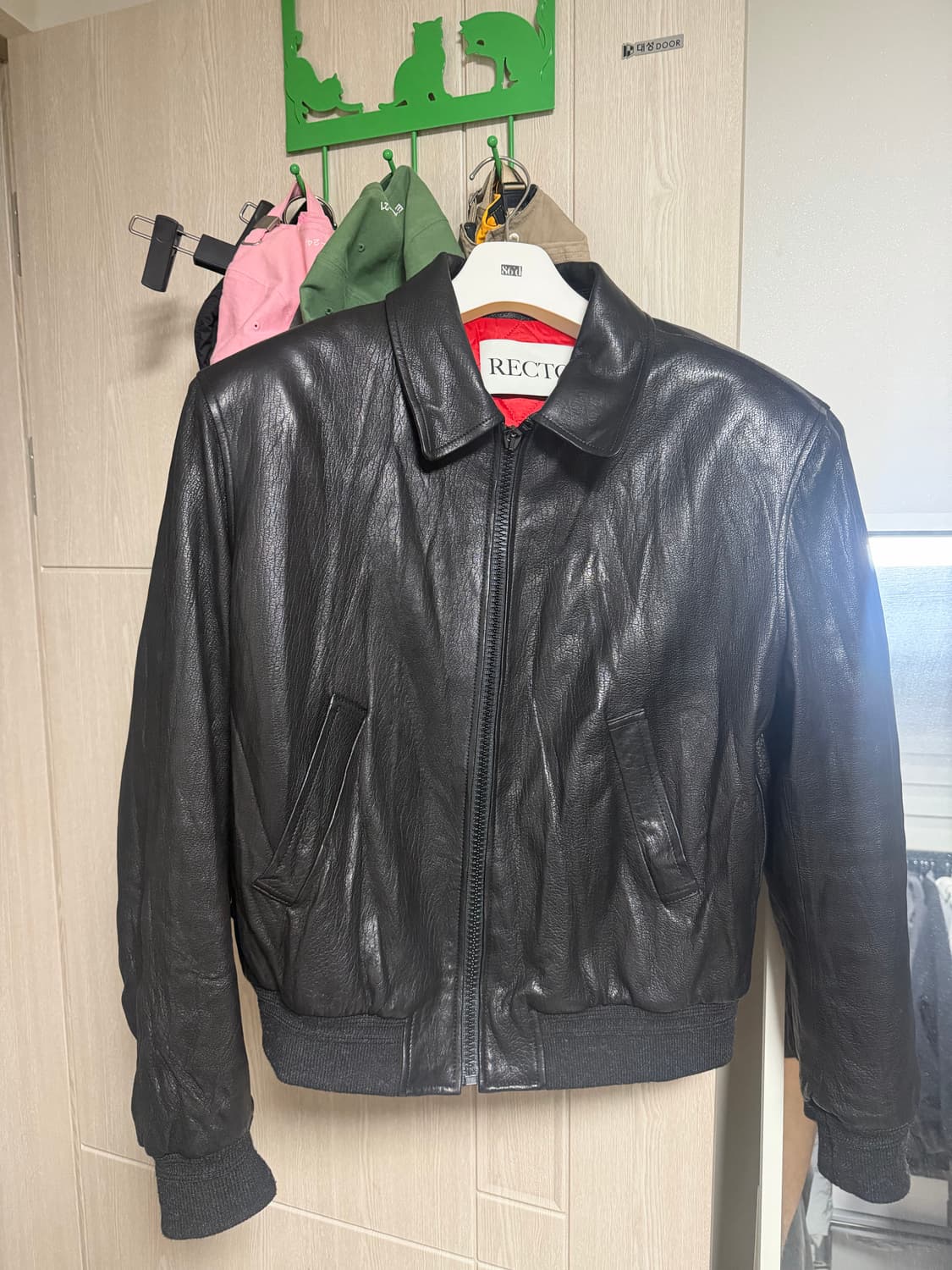 렉토 벤 크링클 레더 L사이즈 판매합니다 상품이미지1