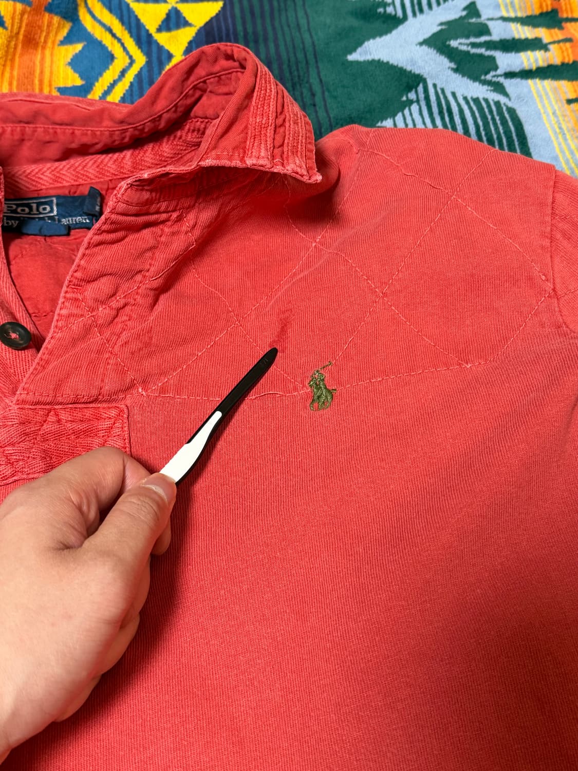 90s Polo Ralph Lauren Rugby shirt XL 상품이미지3