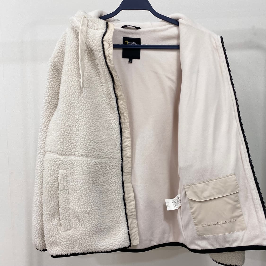 내셔널지오그래픽 양털 후리스 후드집업 상품이미지5