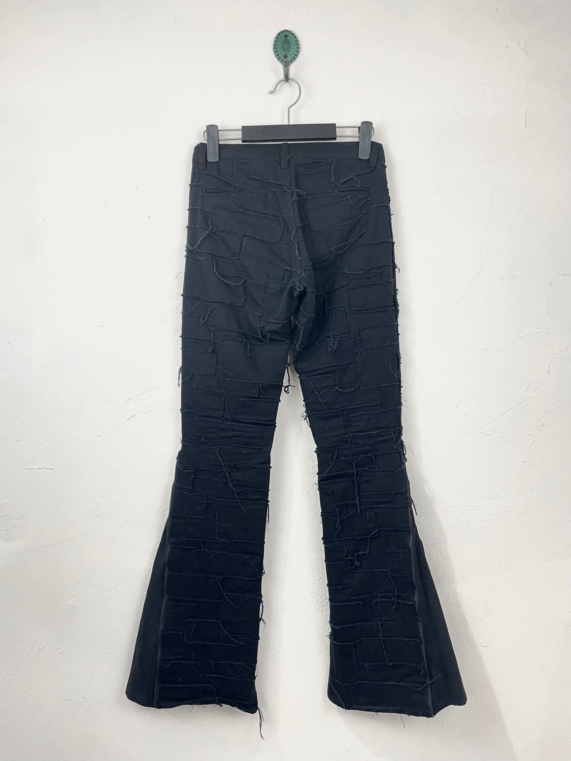 gomme 사이드 집업 크러스트 패치 플레어 진(goat leather) 상품이미지7