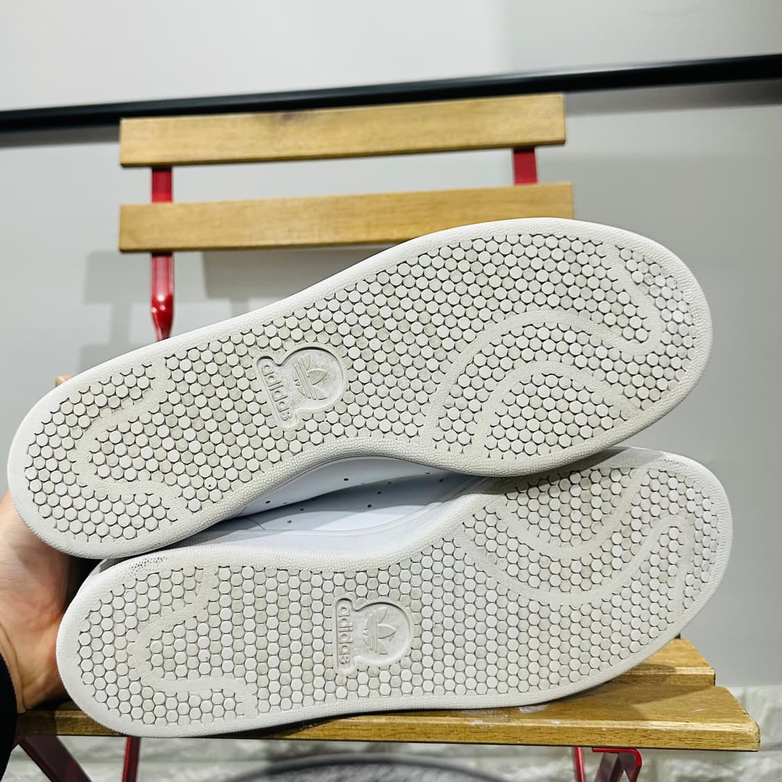 285) 아디다스 운동화 남성 남자 신발 스탠스미스 화이트 그린 상품이미지6