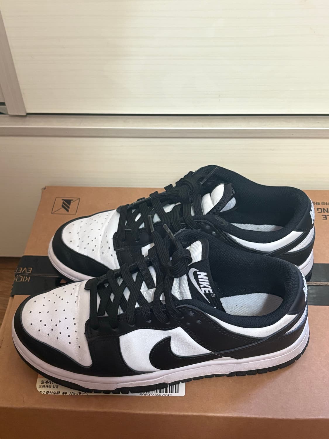 나이키 덩크 로우 블랙230 상품이미지3