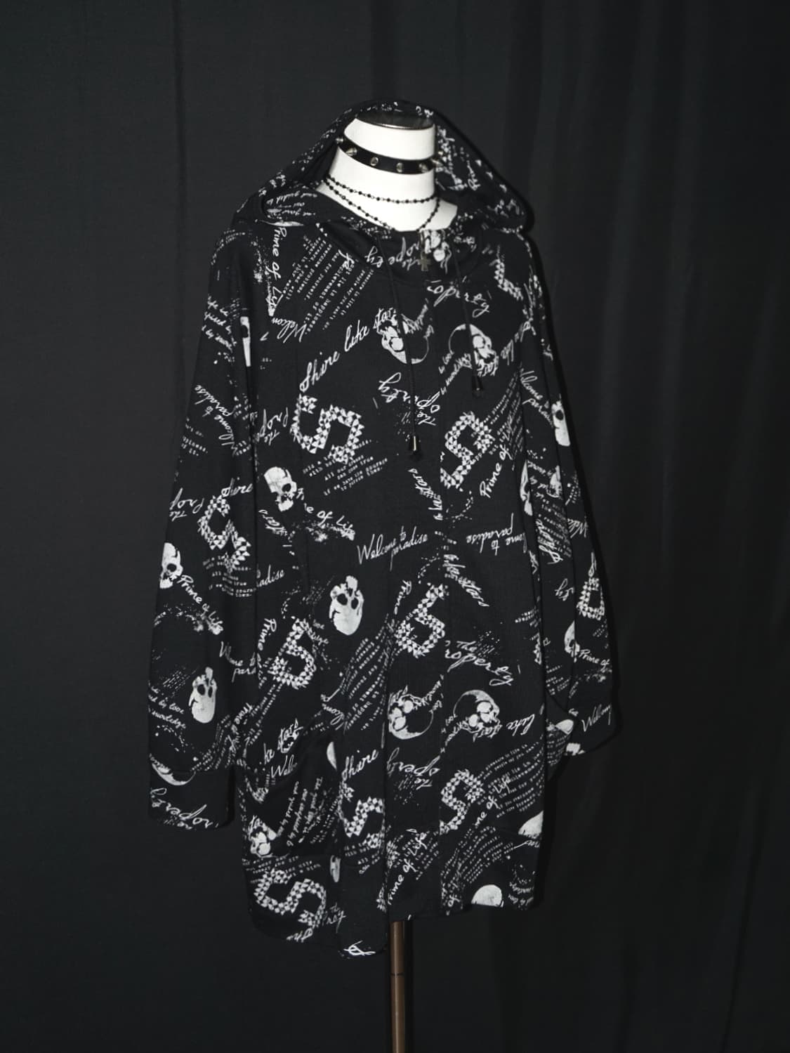 (paleo2) gothic punk zip-up hoodie  상품이미지2