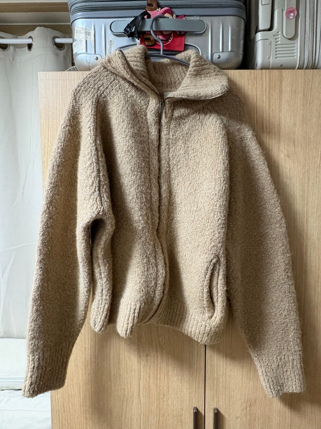 링서울 모헤어 집업 가디건 상품이미지2