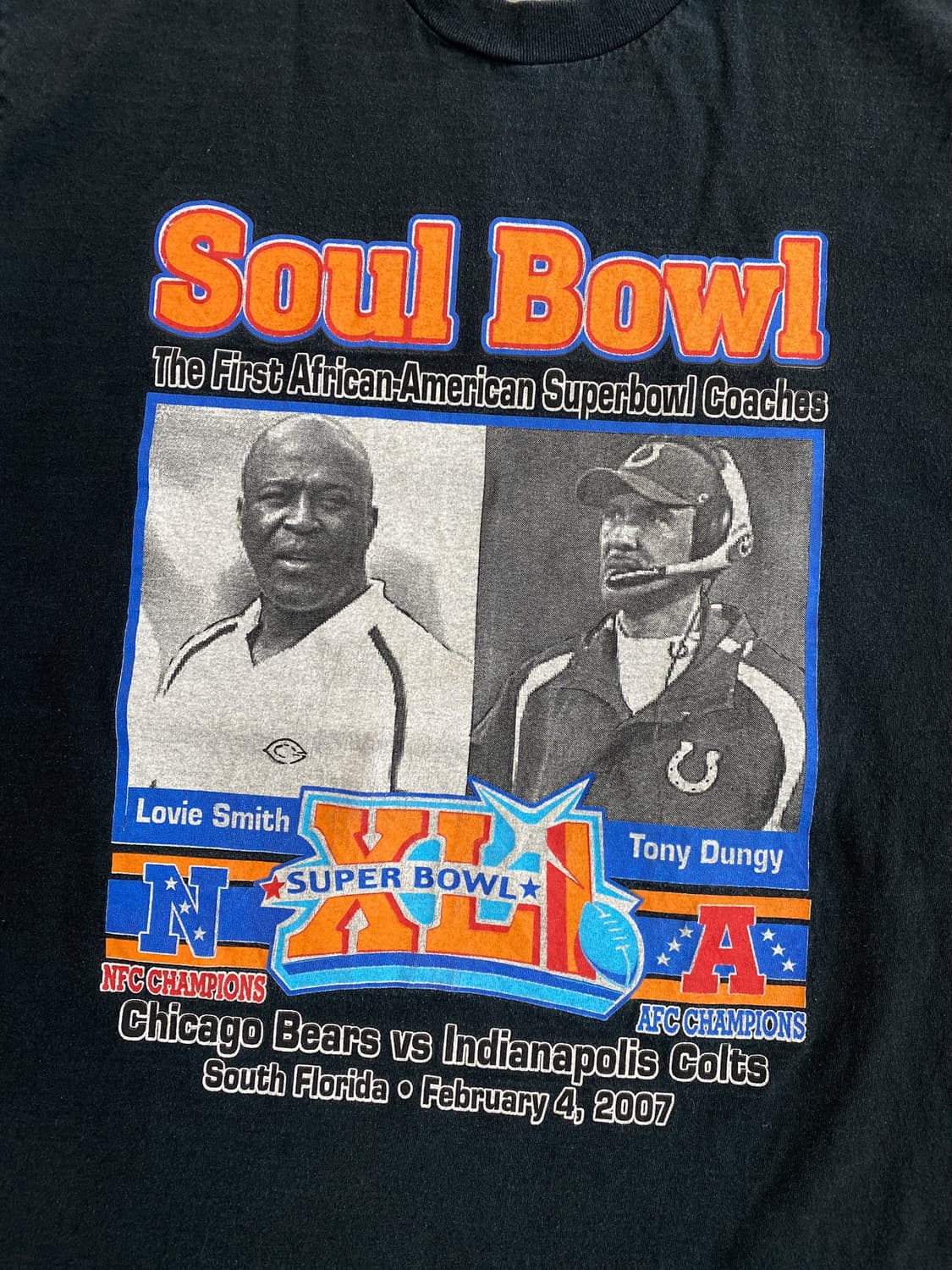 2007 슈퍼볼 XLI 'Soul Bowl' 반팔티셔츠  상품이미지4