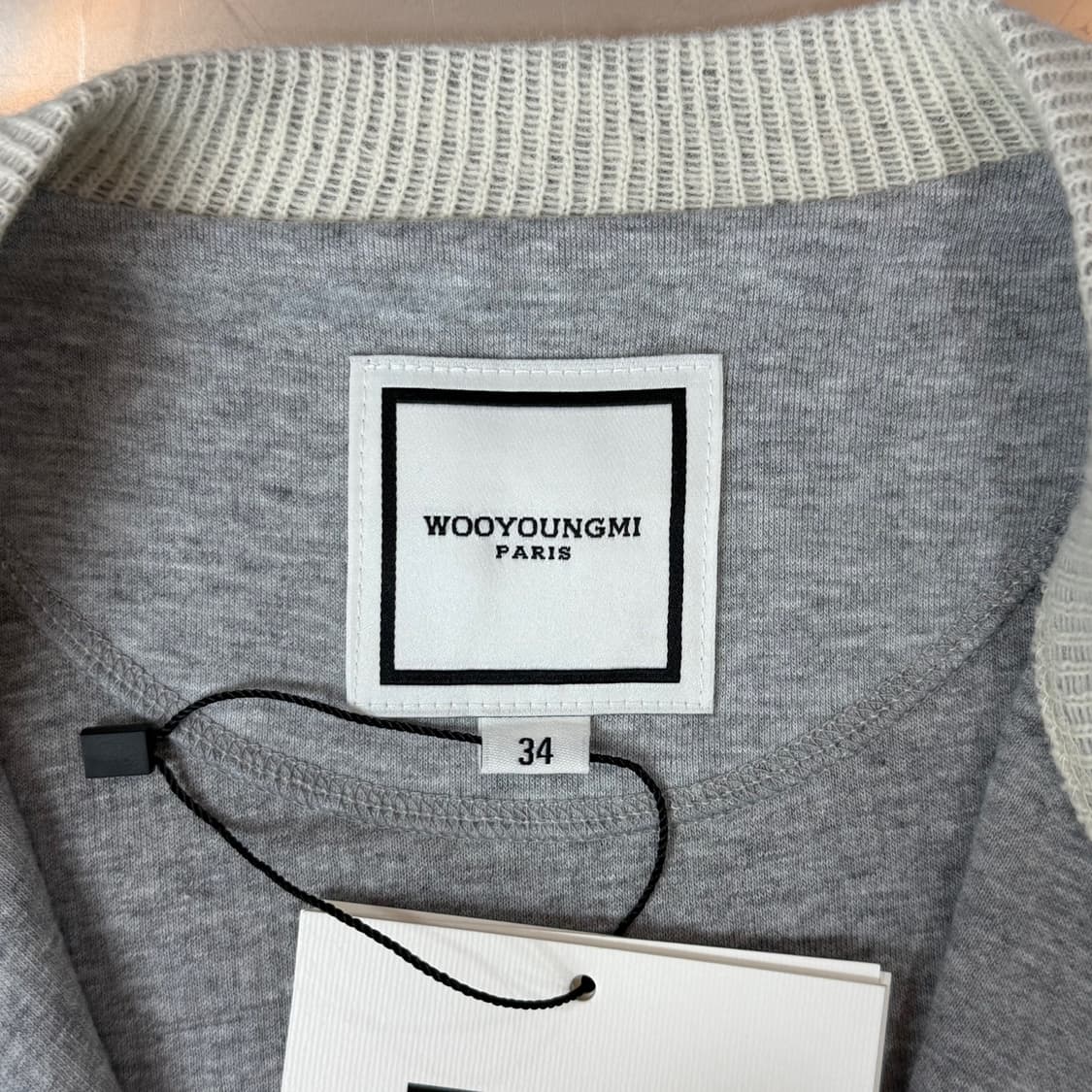 [리오브] 우영미 리브드 니트 집업 상품이미지4