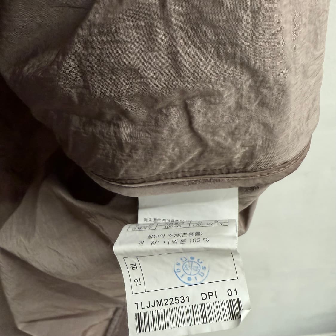 코오롱 스포츠 딥 브라운 윈드브레이커 100 상품이미지2