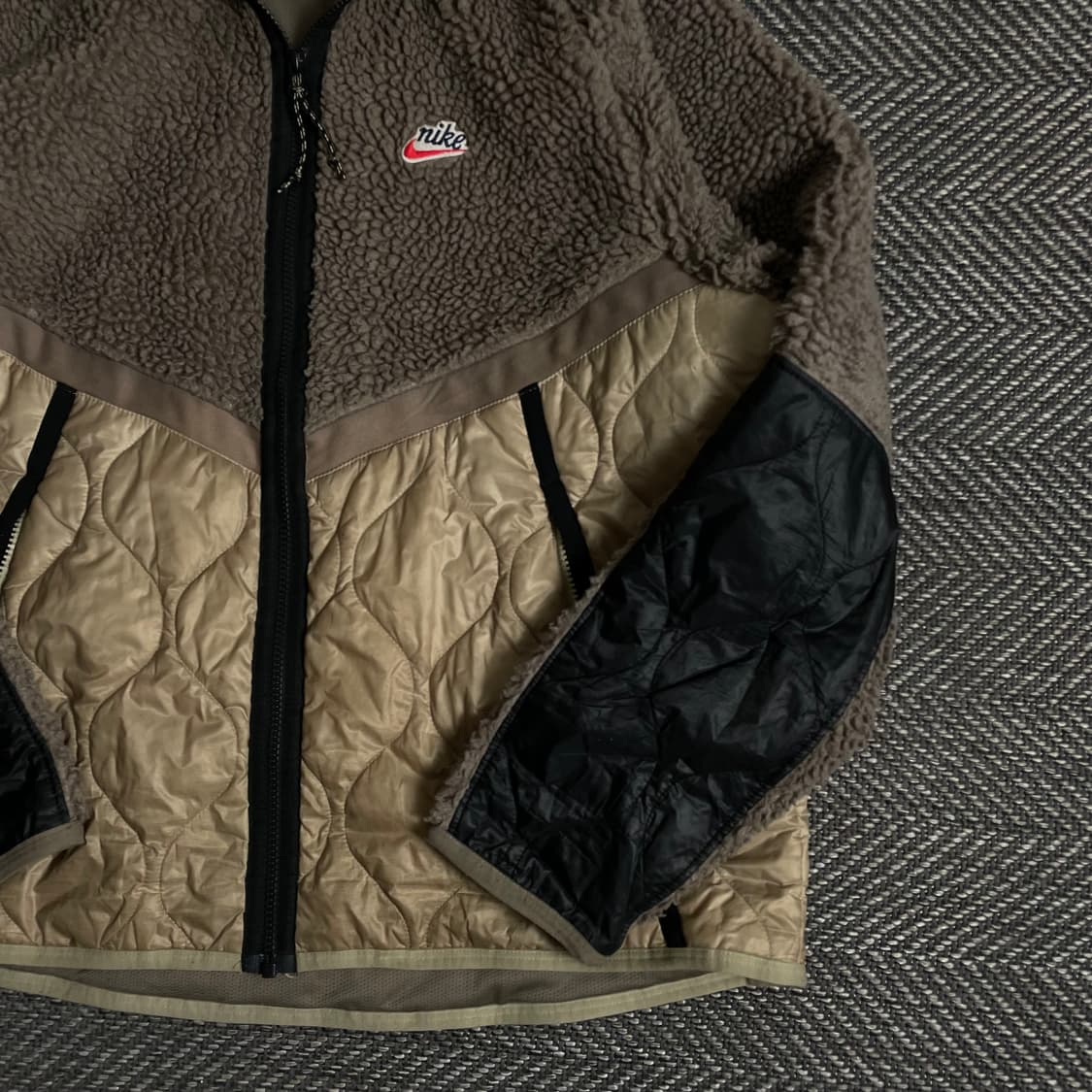 나이키 NSW 헤리티지 쉐르파 플리스 자켓y 3369 상품이미지3
