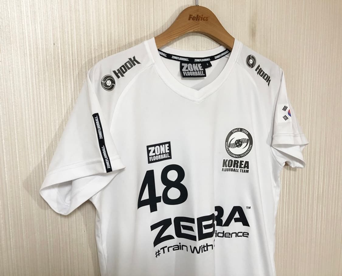 ZONE FLOORBALL 대한민국 플로어볼 국가대표팀 유니폼 S #48 상품이미지5