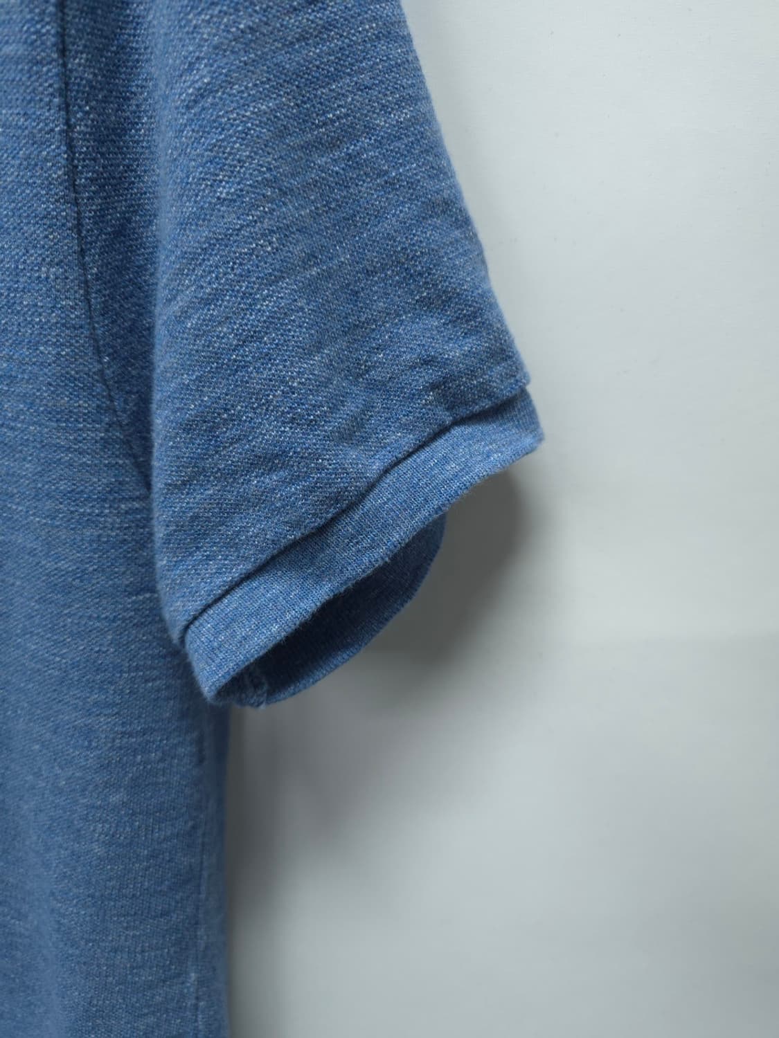 폴로 랄프로렌 슬라브 피케 카라 반팔티 블루 멜란지(95) 상품이미지8