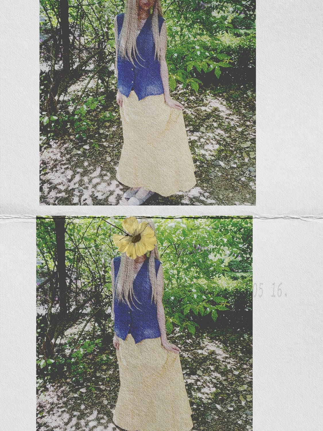 Yellow Dotted A-Line Skirt 옐로우 도트 롱스커트 상품이미지4