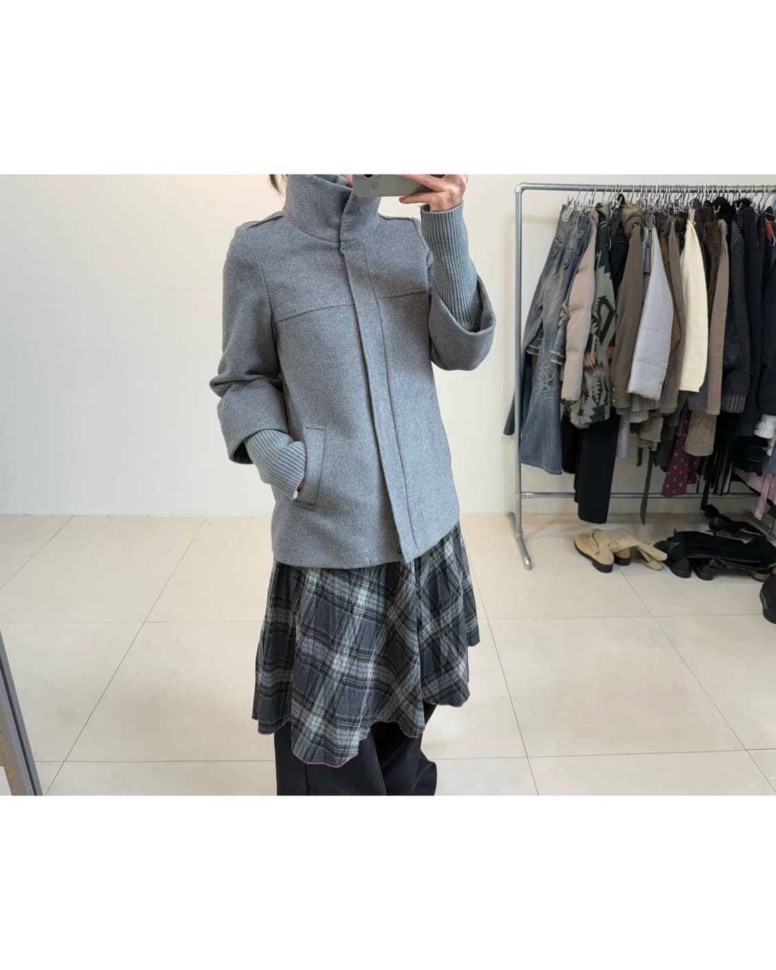 빈티지 레이어드 자켓 상품이미지2