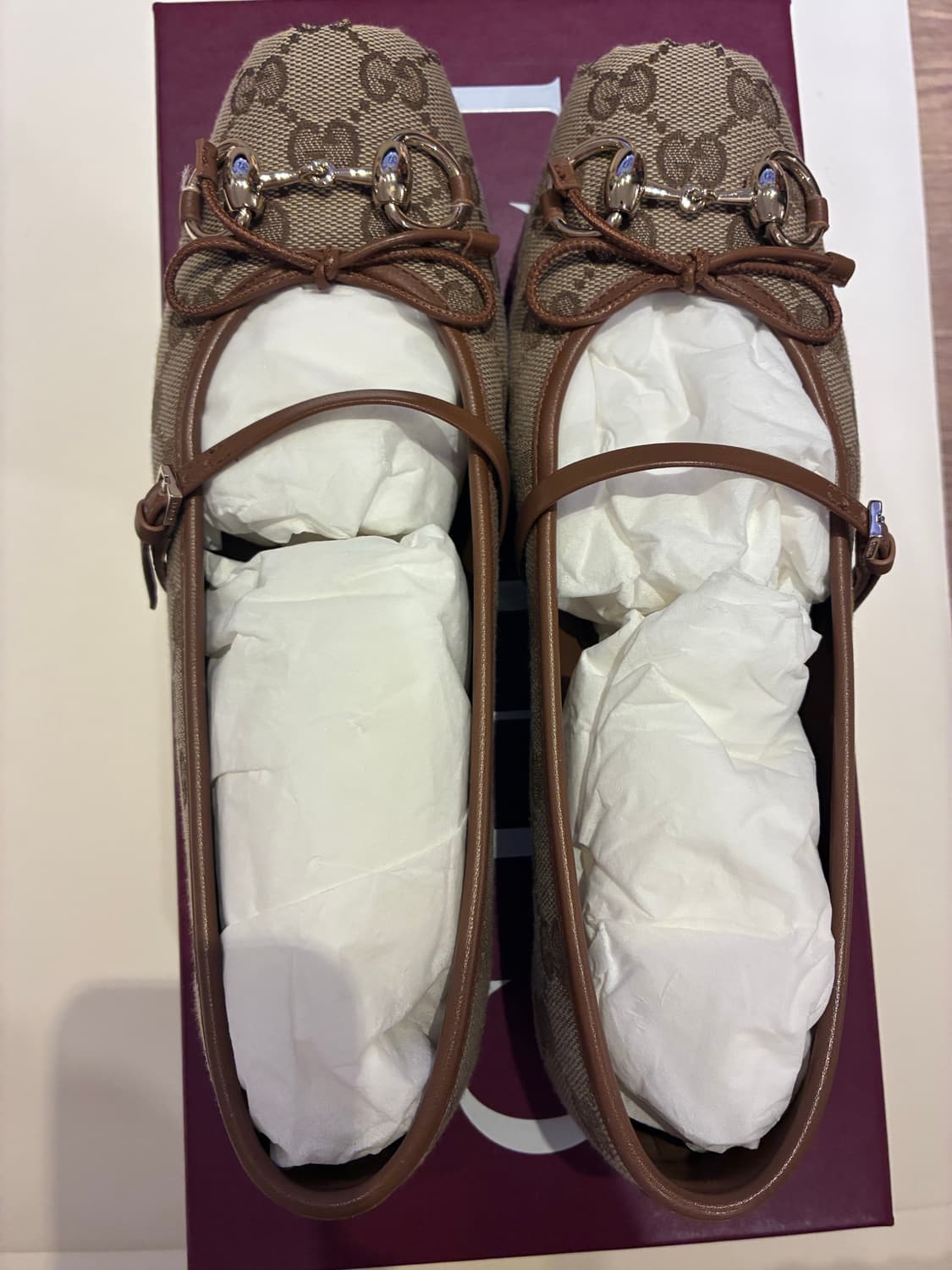 구찌 홀스빗 발레 플랫슈즈 36.5(새상품) 상품이미지3